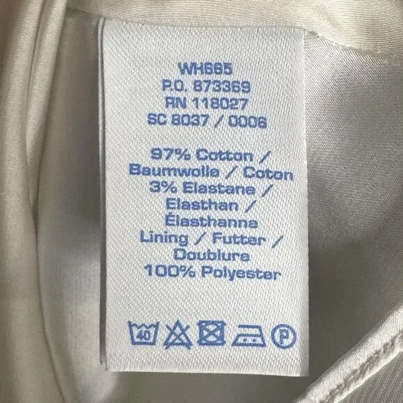 Boden Marilyn Dress 10 Blue Floral Sleeveless Scoop Neck Fit Flare Knee Length - Picture 8 of 9